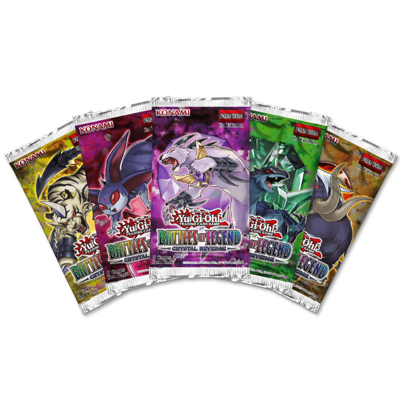 Yu-Gi-Oh! Battaglie della Leggenda Vendetta Cristallo 1°Edizione (Busta 5 Carte) ENG